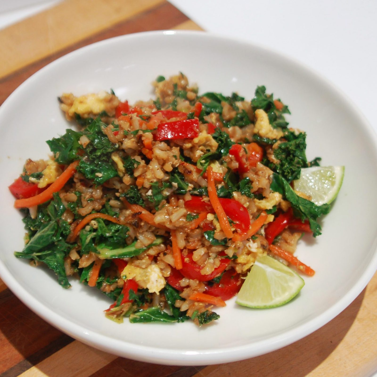 Spicy Kale and Coconut Fried Rice