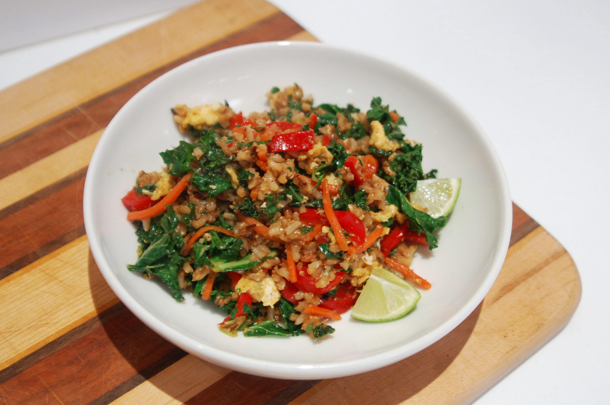 Spicy Kale and Coconut Fried Rice