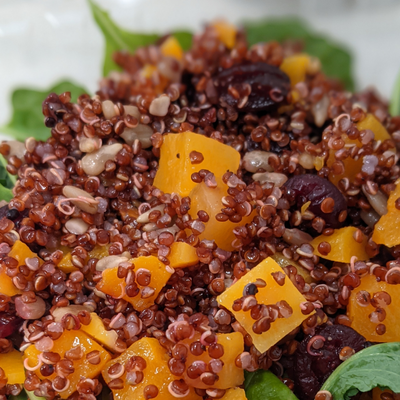 Quinoa Butternut Arugula Salad